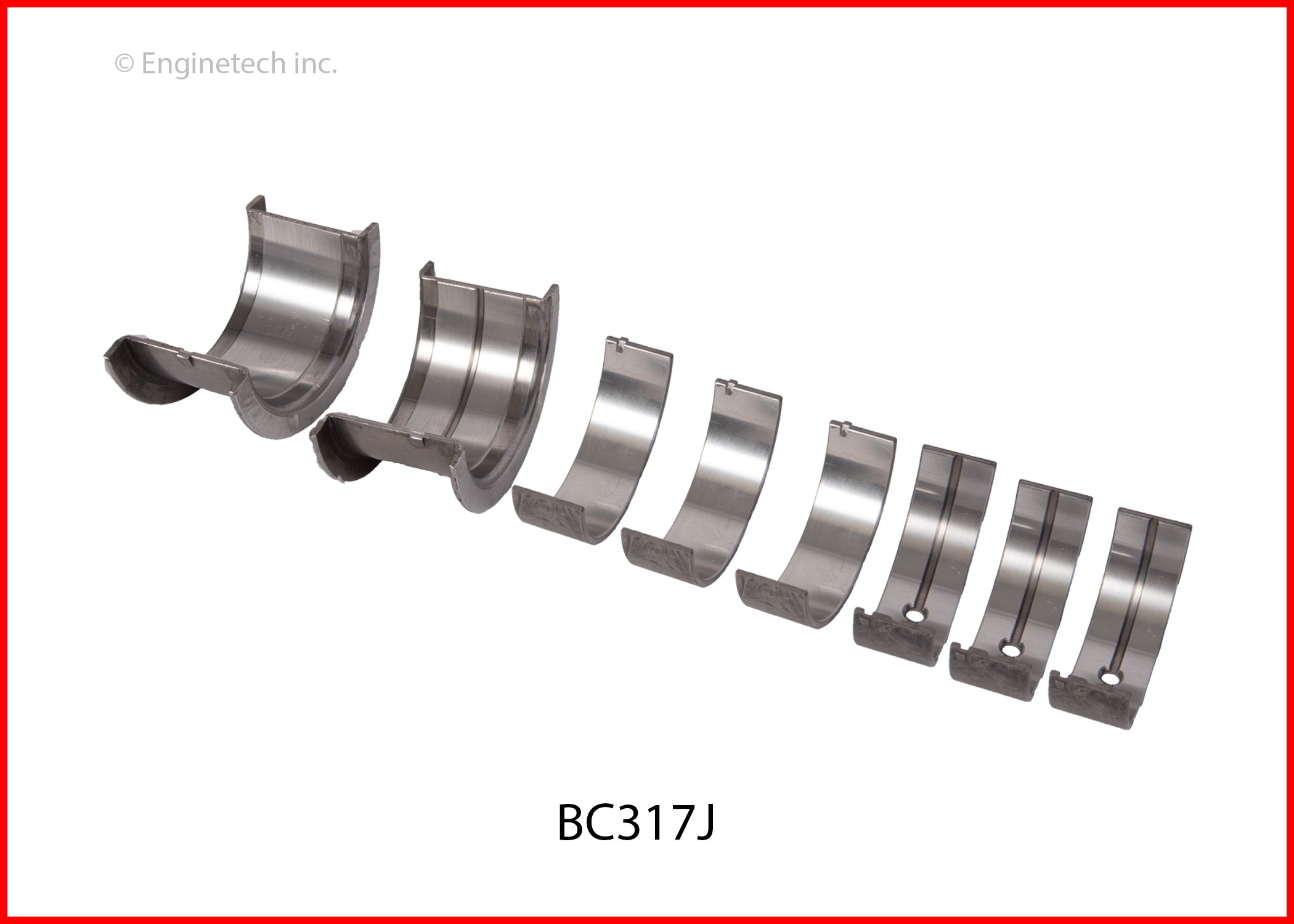 Enginetech RMC262CP Engine ReRing Overhaul Kit for 1992 1993 Chevrolet 4.3L V6 VIN "W"