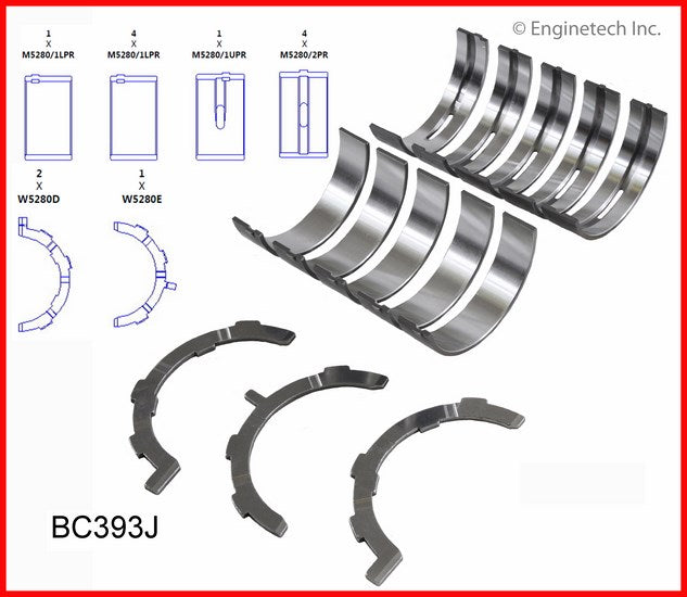Enginetech RMF330KP ReRing Overhaul Kit for 1999-2004 Ford 5.4L DOHC 32V