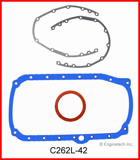 Enginetech RMC262CP Engine ReRing Overhaul Kit for 1992 1993 Chevrolet 4.3L V6 VIN "W"