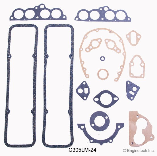 Enginetech RCC305C Engine Rebuild Kit for 1986-1988 Chevrolet SBC 5.0L 305 V8 VIN "G,7"