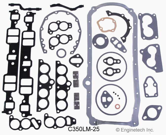 Engionetech MKC350RP Master Engine Rebuild Kit for 1990-1993 Chevrolet SBC 5.7L 350