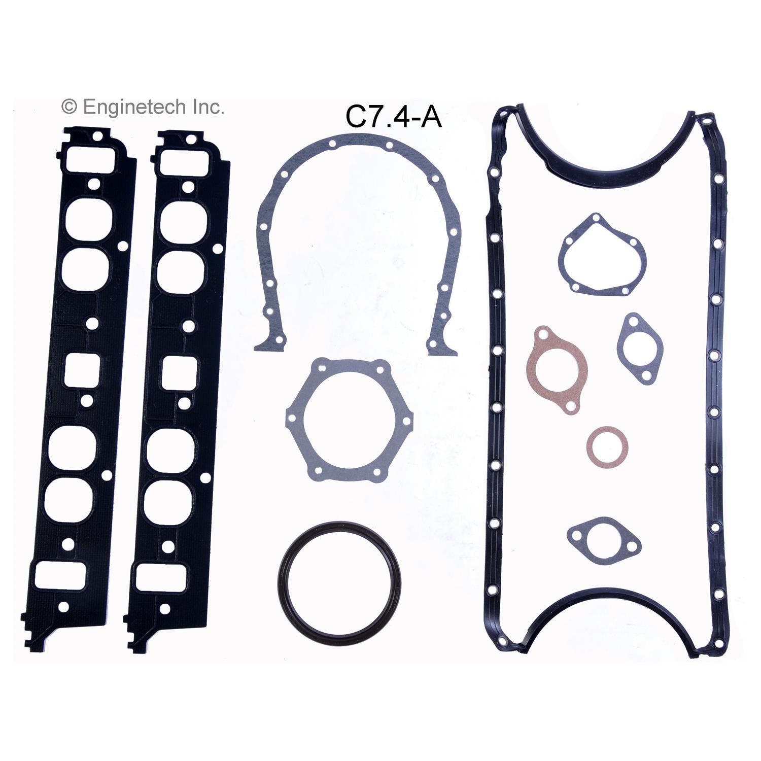 Enginetech RCC454DP Engine Rebuild Kit for 1991-1993 CHevrolet BBC 7.4L 454