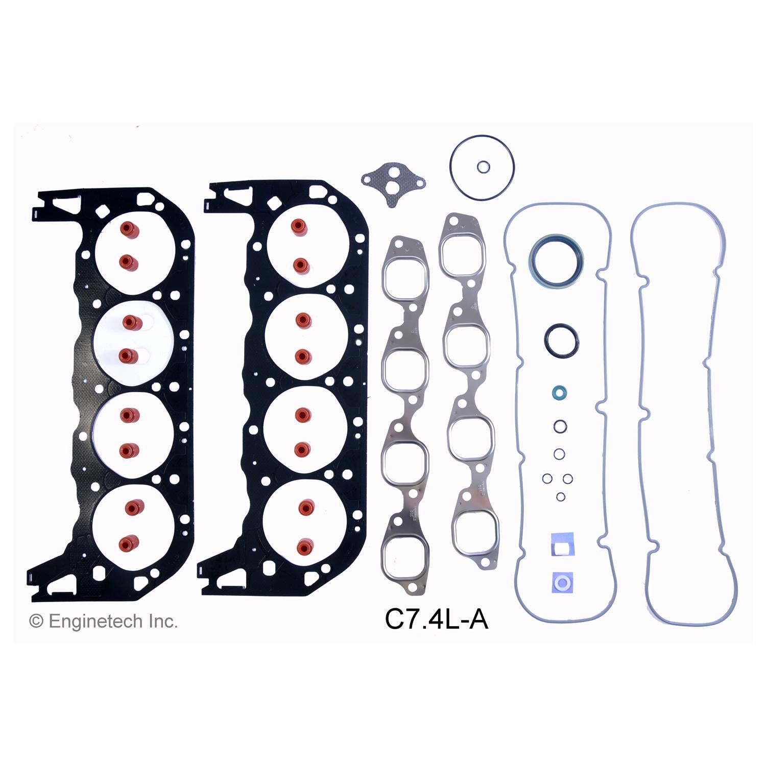 Enginetech RCC454GP Engine Rebuild Kit for 1999 2000 Chevrolet BBC 7.4L 454 V8 VIN "J"