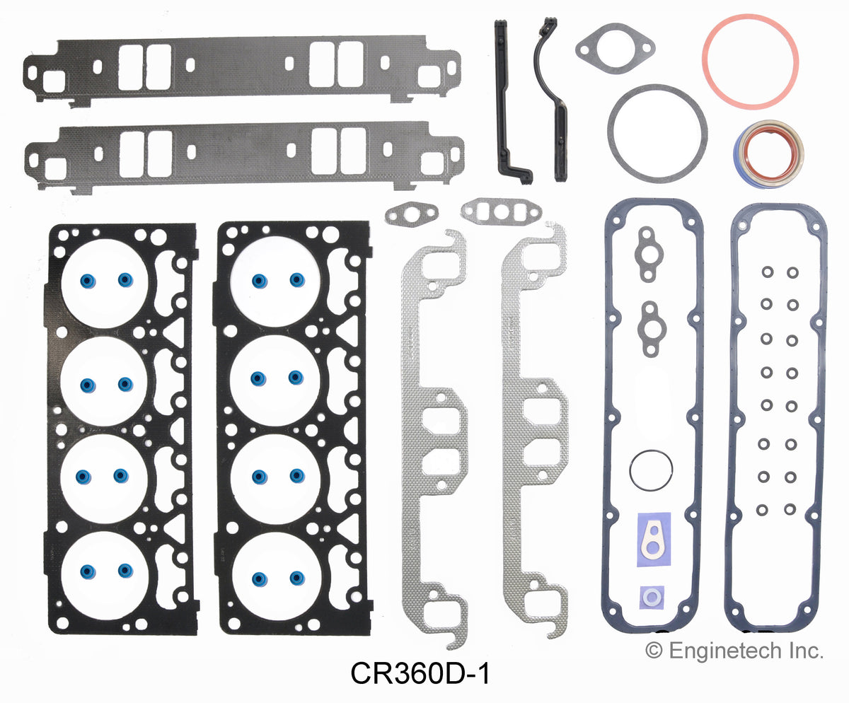 Enginetech RCCR360FP Engine Rebuild Kit for 2002 2003 Dodge 360 5.9L