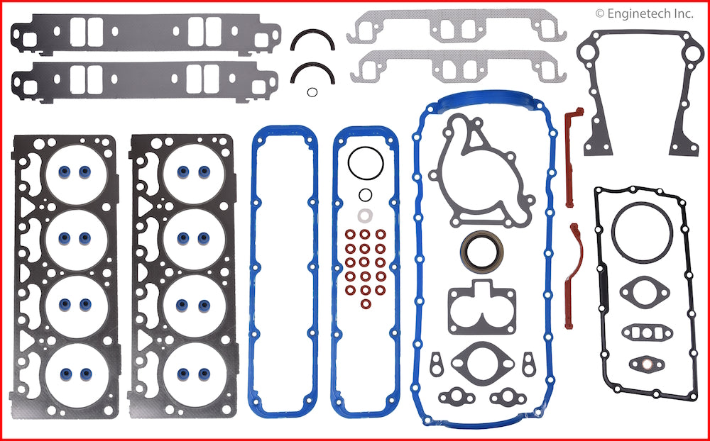 Enginetech RCCR318F Engine Rebuild Kit for AMC Chrysler 1992-2003 5.2L 318