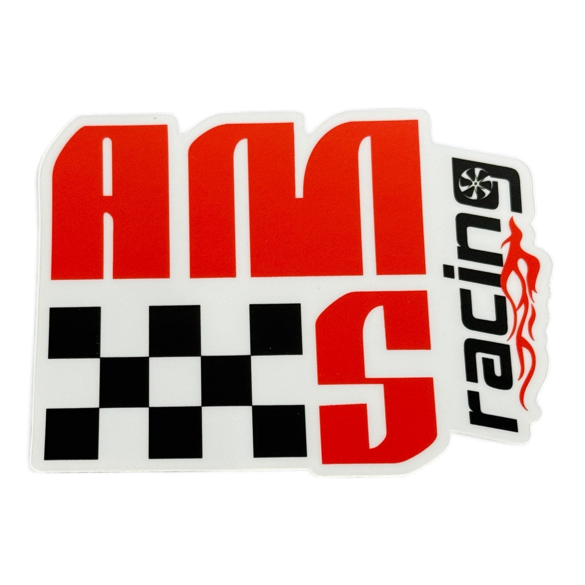 AMS Racing Logo Decals - 4 x 3