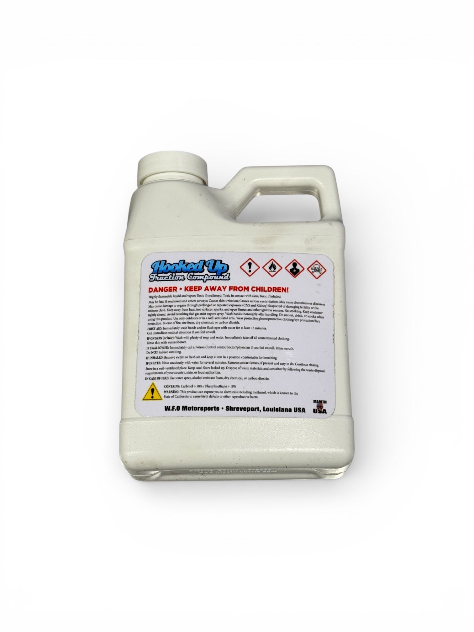 Hooked Up Traction Compound for Drag / Street Racing - 16 oz Bottle