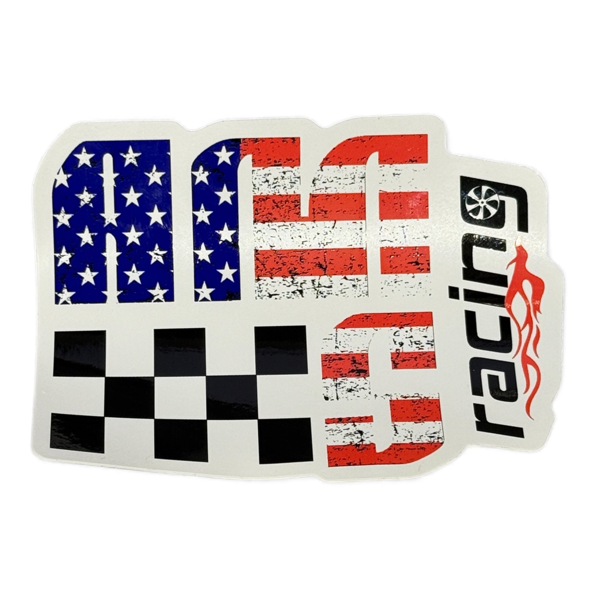 AMS Racing Logo Decals - 4 x 3