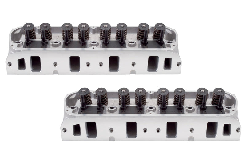 Edelbrock 5025 Ford SBF E-Street Cylinder Heads - 60cc 2.02/1.60