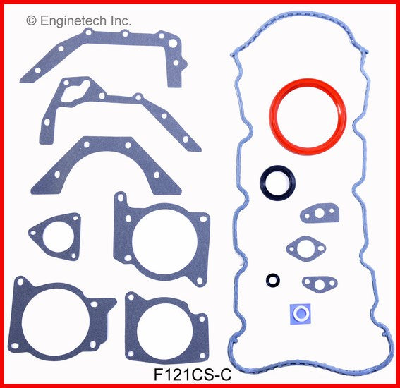 Enginetech RCF121BP Engine Rebuild Kit for 2000-2002 Ford Escort 121 2.0L SOHC L4 VIN "P"