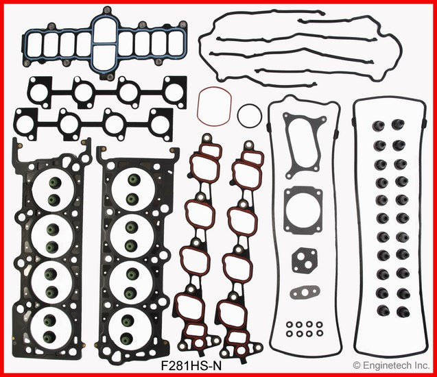 Enginetech RCF281OP Engine Rebuild Kit for 2002 Ford 4.6L SOHC 16V VIN "W"