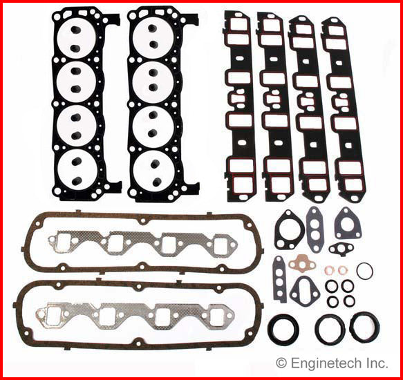 Enginetech RMF302A Engine ReRing Overhaul Kit for 1968-1983 Ford SBF 289 302 5.0L
