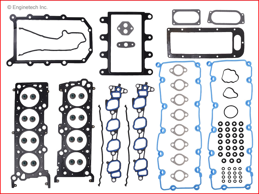Enginetech RMF330JP Engine ReRing Overhaul Kit for 2001-2004 Ford Modular 5.4L SOHC 16V