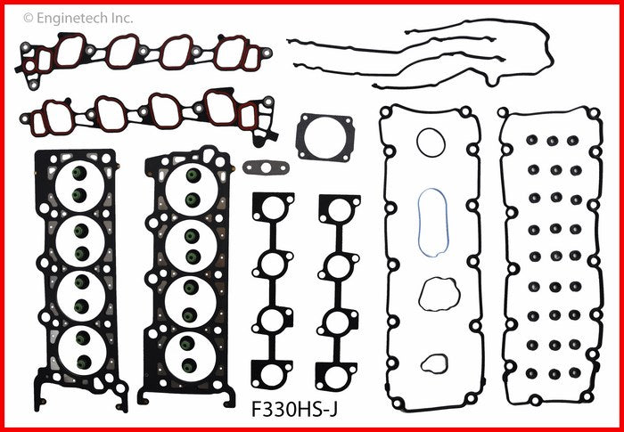 Enginetech RMF330FP Engine ReRing Overhaul Kit for 2007-2009 Ford 5.4L 330 SOHC