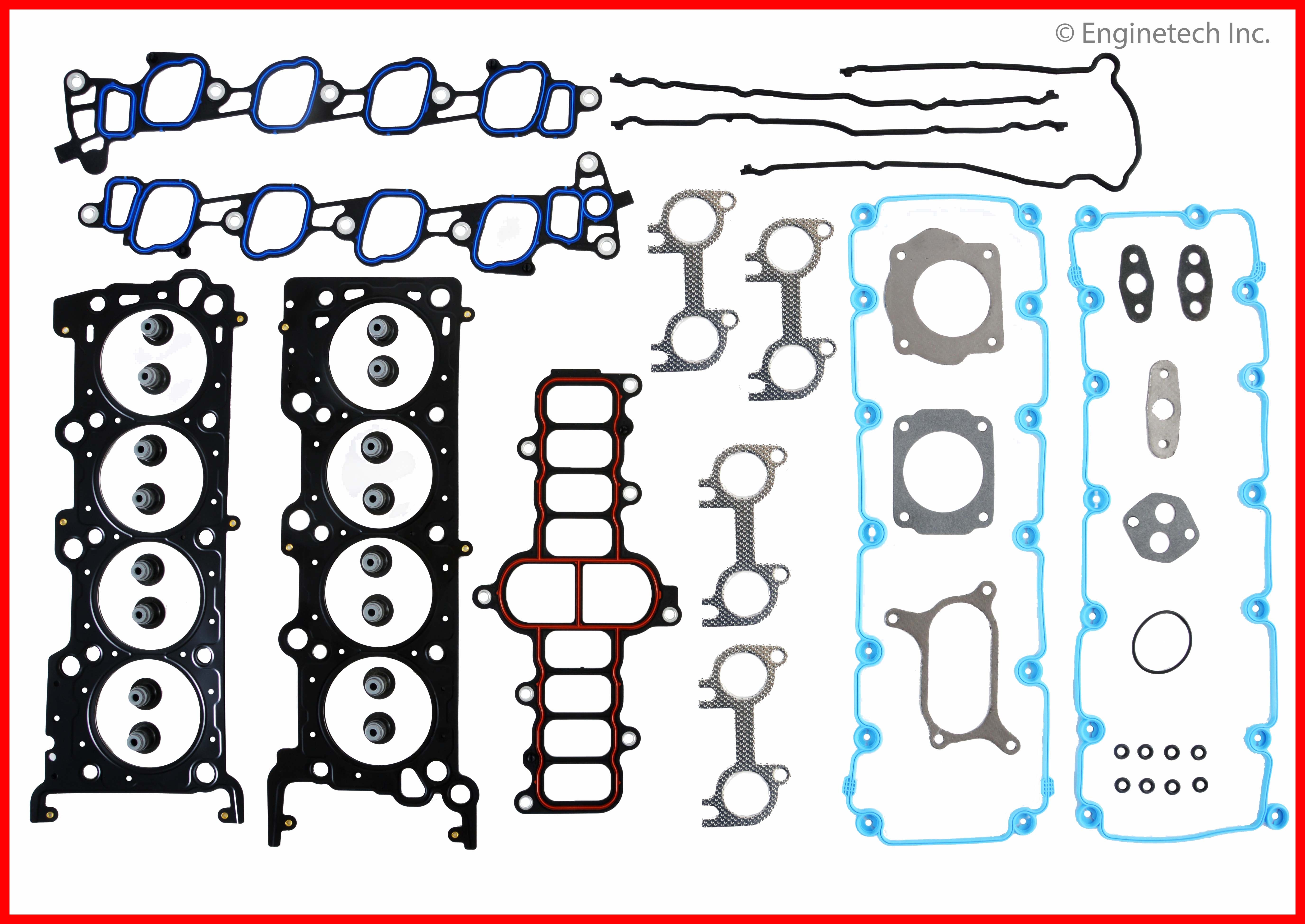Enginetech RCF281RP Engine Rebuild Kit for 2002 Ford 4.6L SOHV 16V