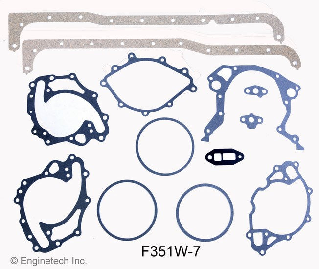 Enginetech RCF351WC Engine Rebuild Kit for 1977-1983 Ford Car Truck 5.8L 351 Windsor EX High Output/4 bbl