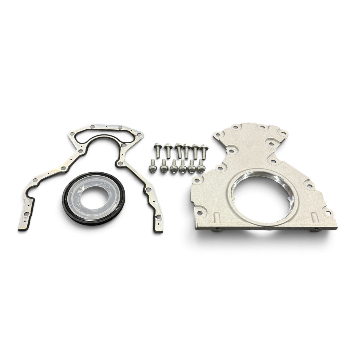 Rear Engine Cover with Main Seal, Gasket, & Bolts for GM Gen III IV LS 4.8 5.3 5.7 6.0 6.2 - Like 12639250