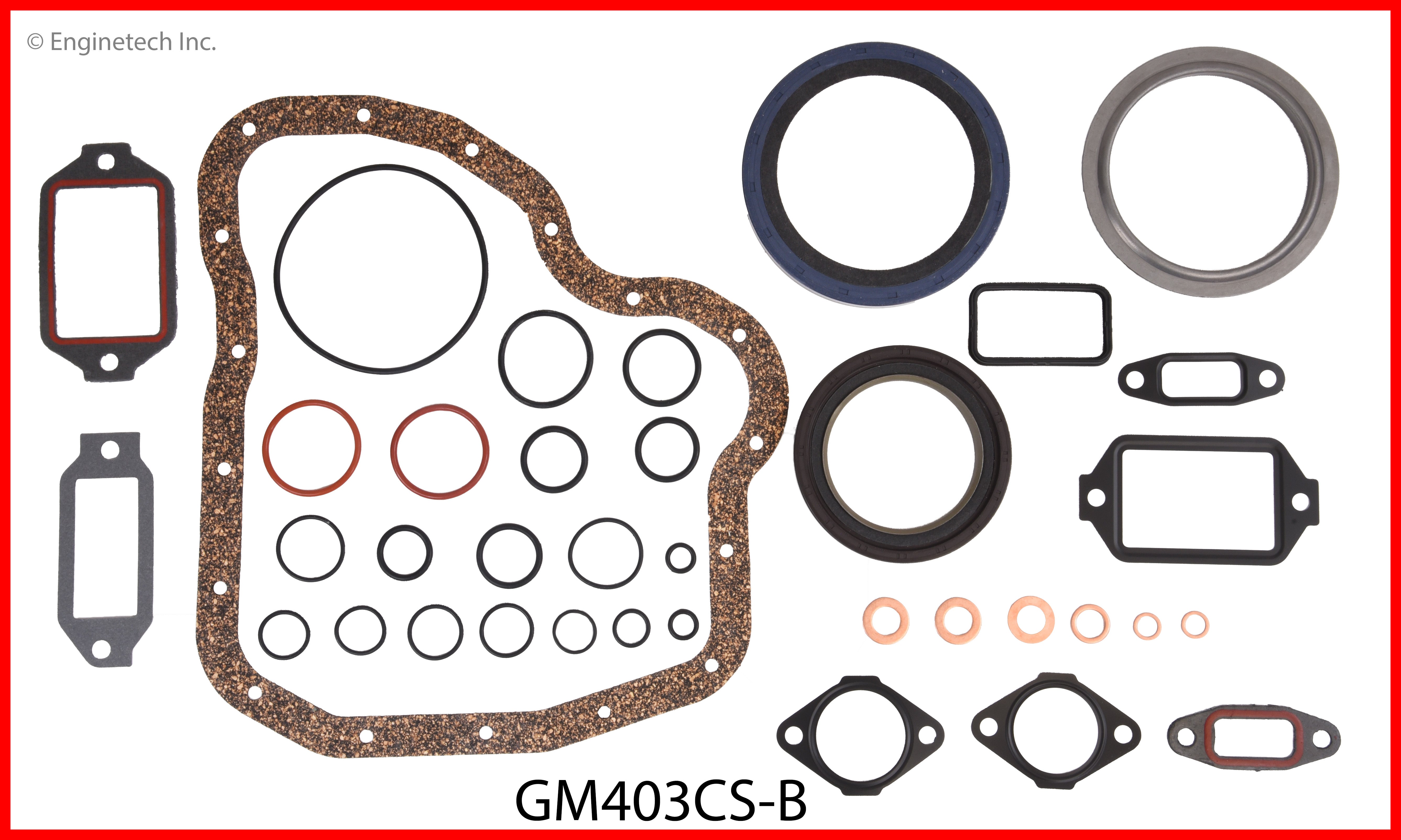 Enginetech RCC403AP Engine Rebuild Kit for 2004-2005 GM Duramax 6.6L VIN 2