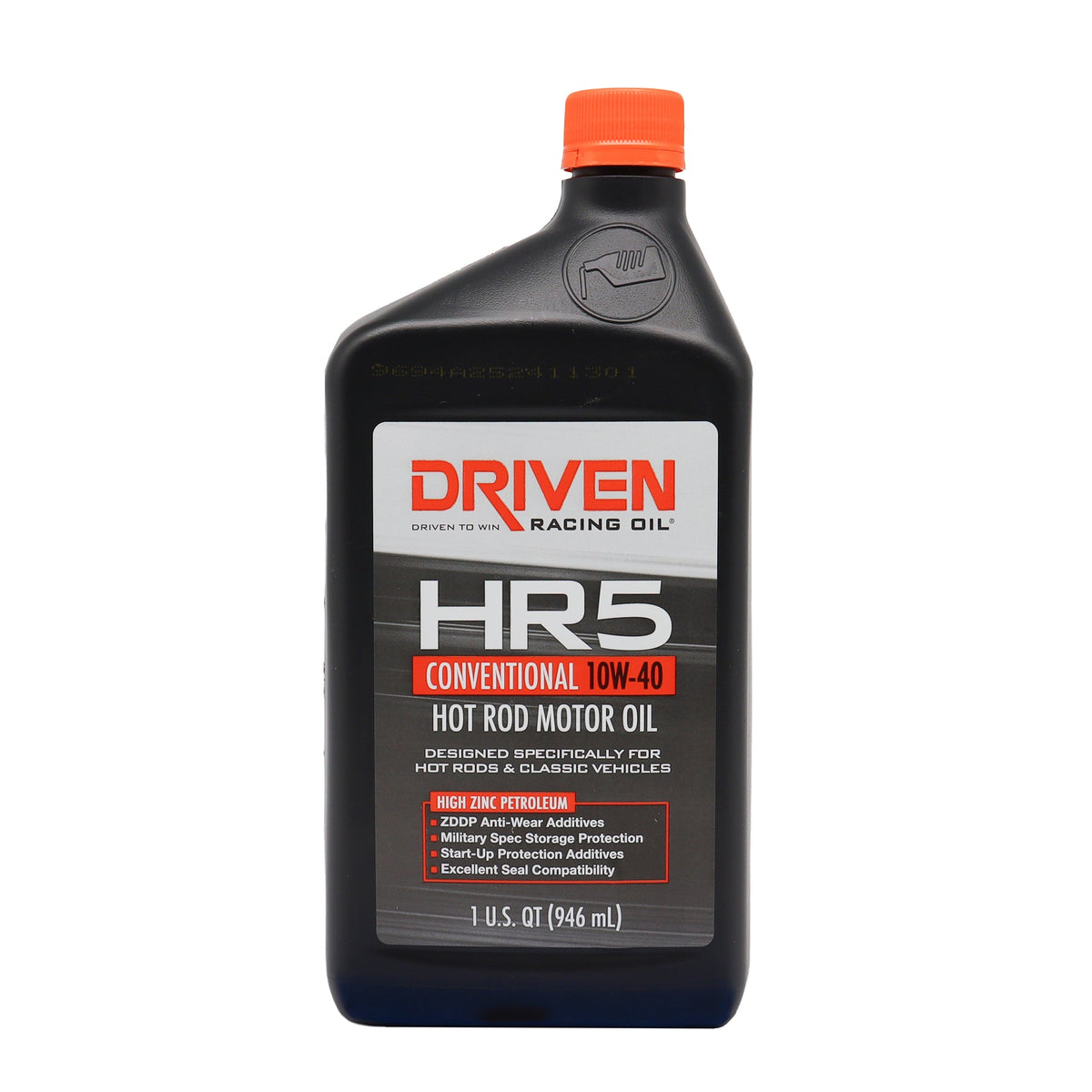 Driven Racing Oil 03806 HR5 SAE 10W-40 Conventional Hot Rod Motor Oil