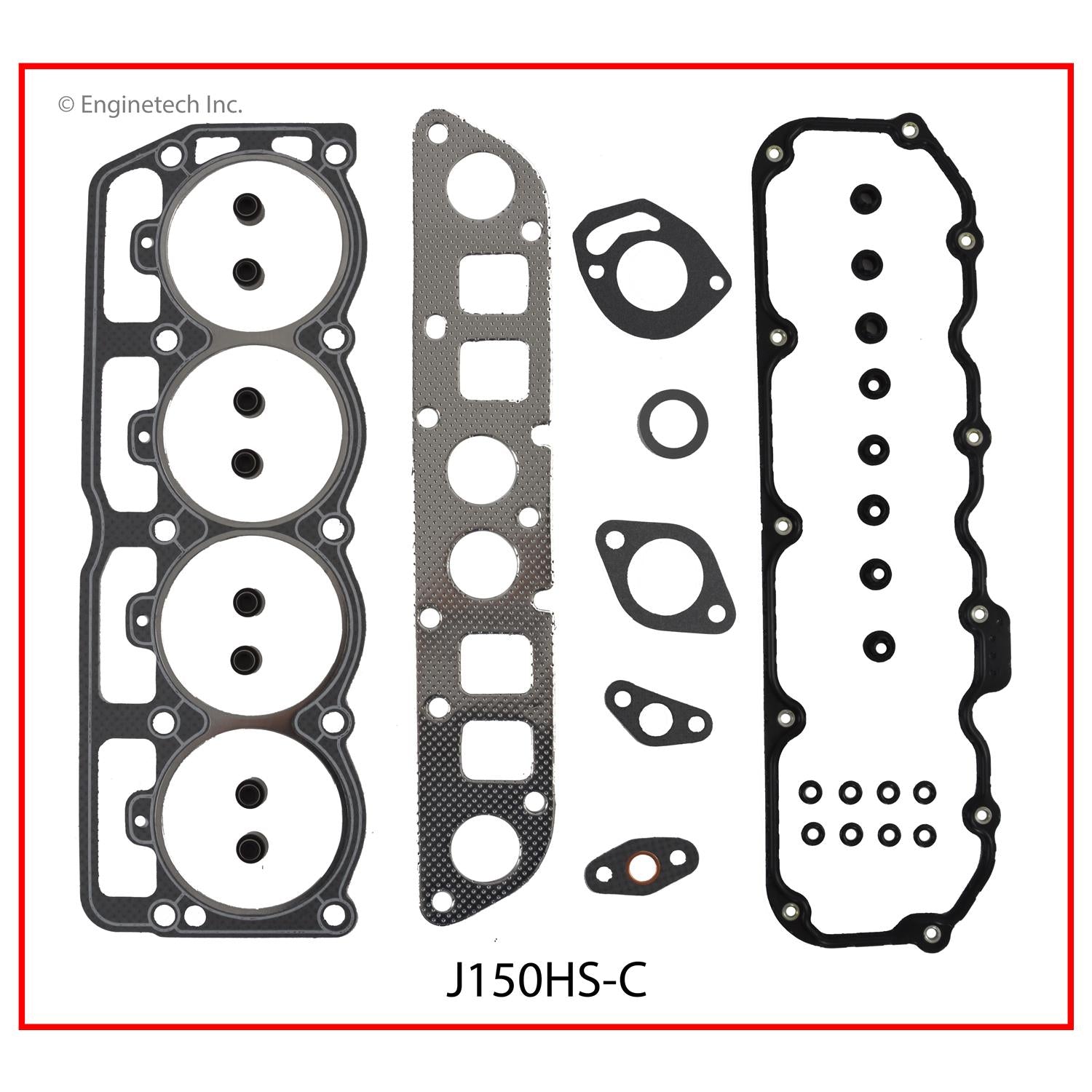 Enginetech RCJ150EP Engine Rebuild Kit for 1997-2002 Chrysler Jeep 2.5L 150