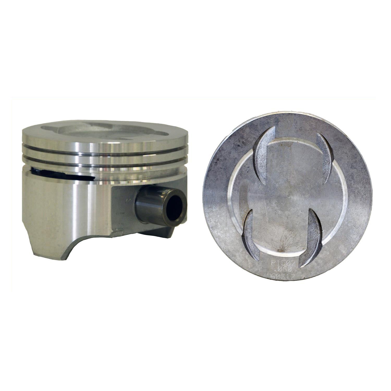 Enginetech P1502(8) Dish Pistons Set for 1963-1976 Ford SBF 289 302 V8