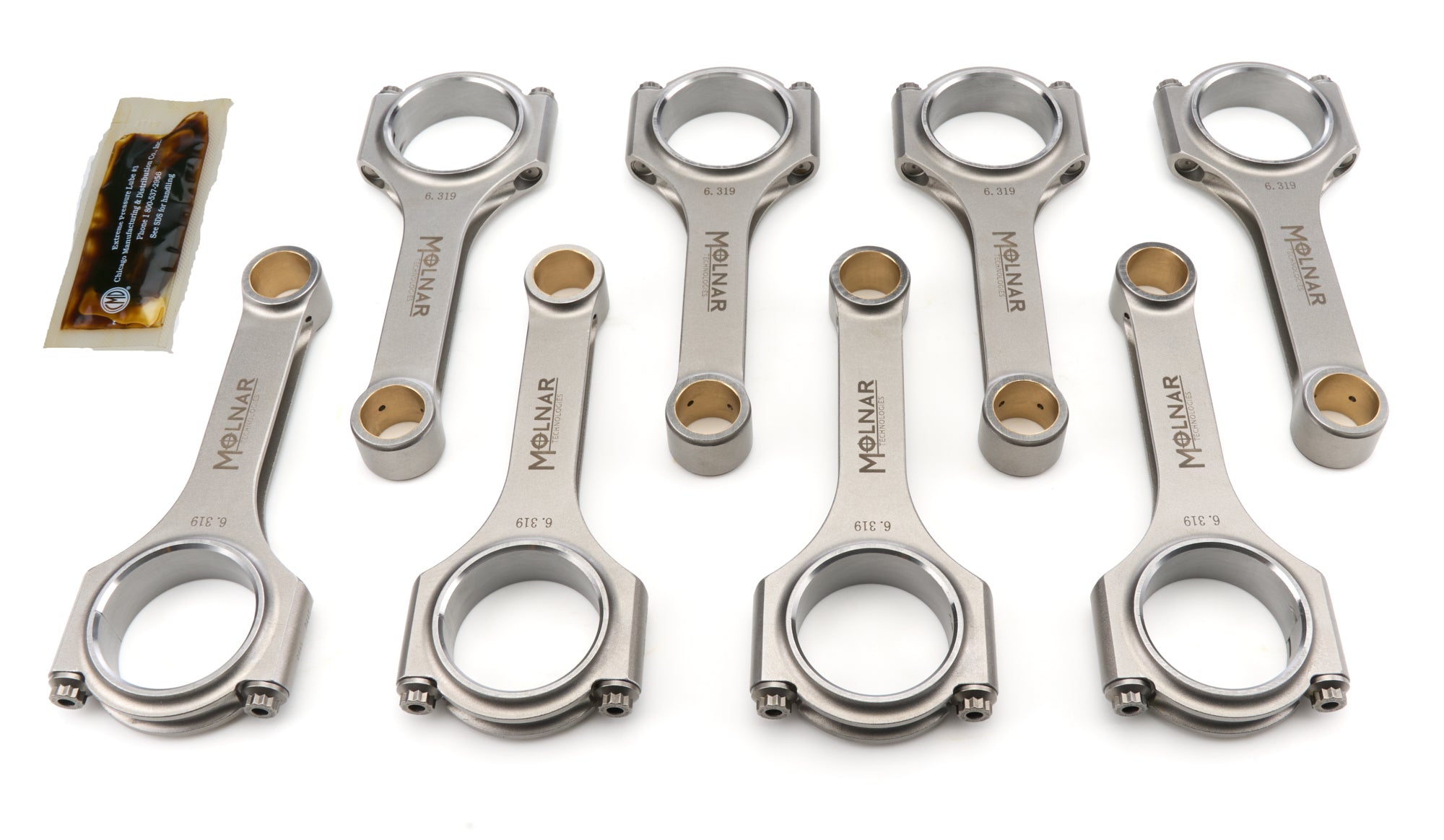 6.319 H-Beam Rod Set Ford 7.3L Godzilla