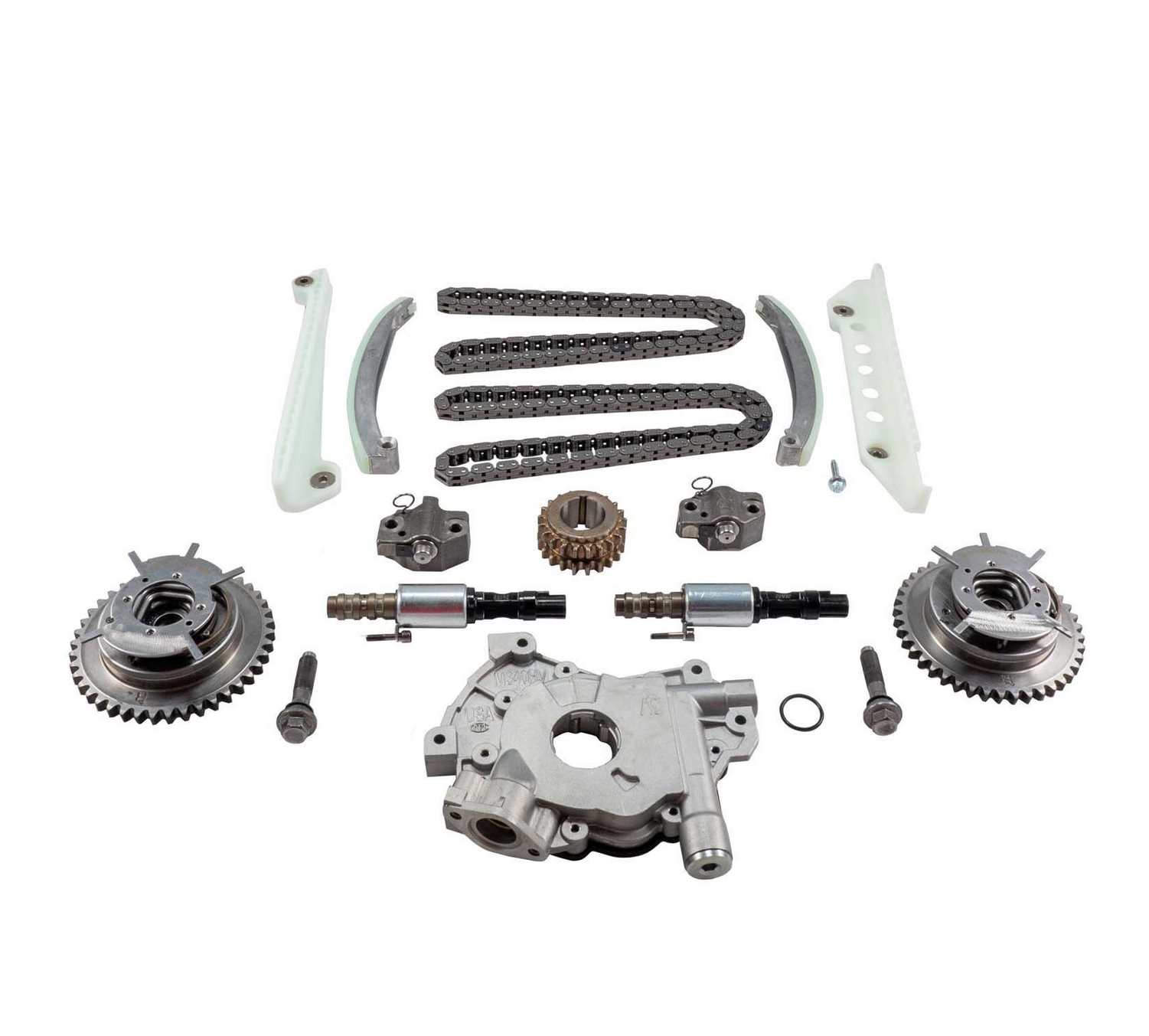 Melling TOPK-1011HV Stock Replacement Timing Kit With HV Oil Pump for 2005-2010 Ford 4.6L V8