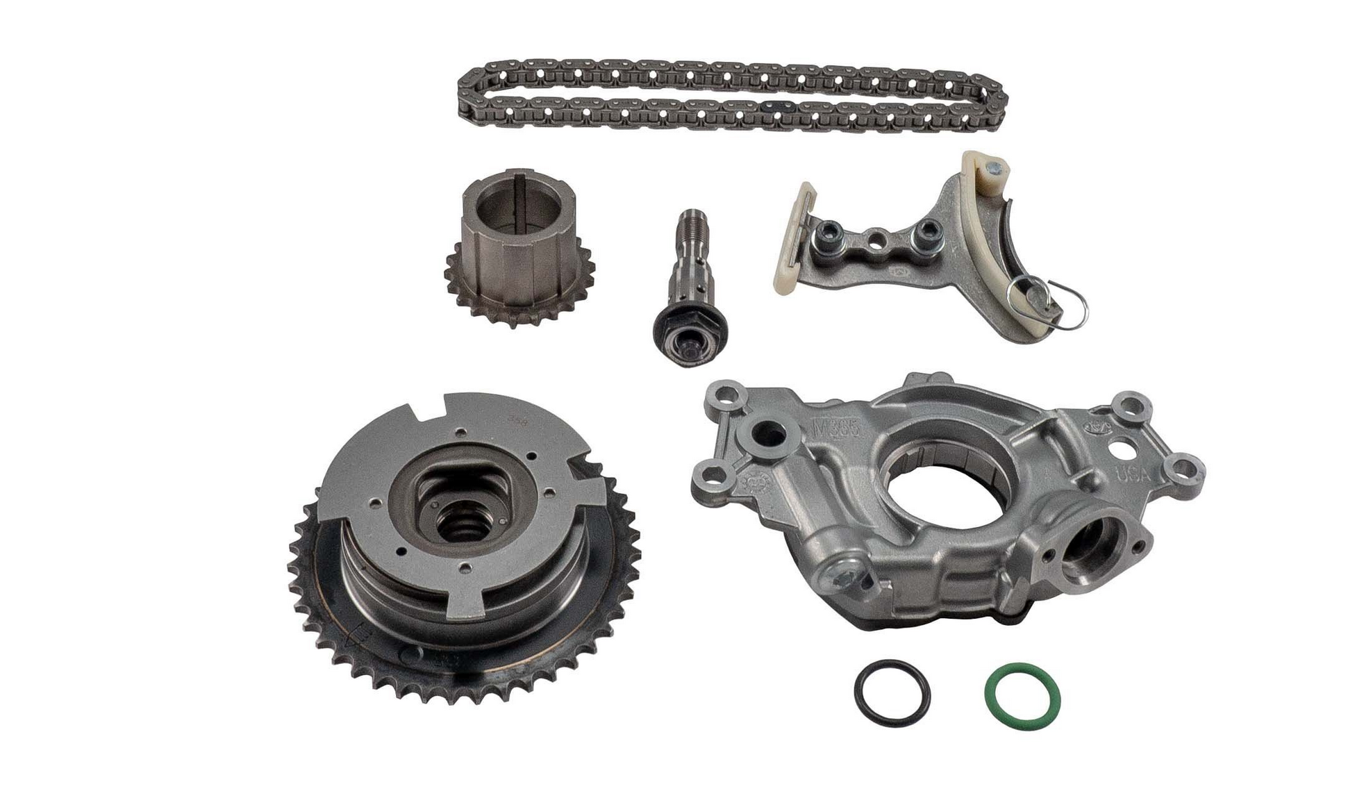 Melling TOPK-1001 Timing Kit w/Stock Replacement Oil Pump for 2009-2015 GM Gen IV w/ 5.3L 6.0L 6.2L VVT Engines