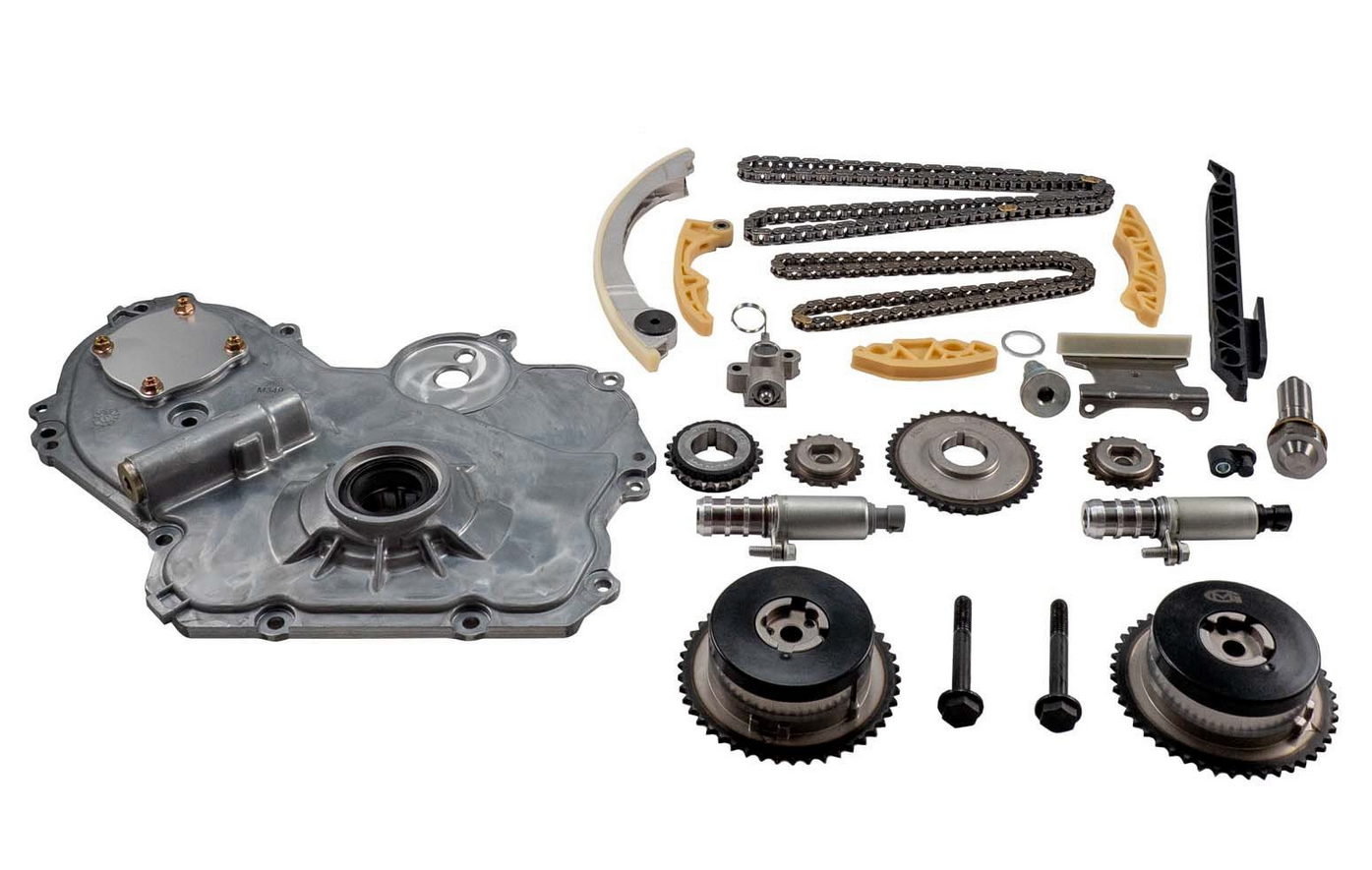 Melling TOPK-1017 Stock Replacement Timing Kit With Oil Pump for 2009-2017 GM 2.2L 2.4L DOHC L4