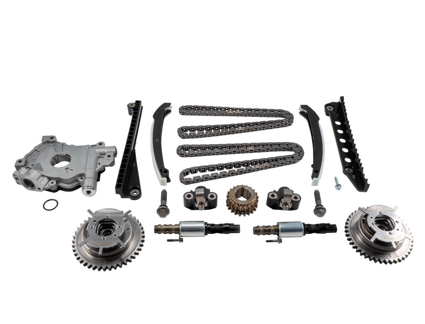 Melling TOPK-1009HV Stock Replacement Timing Kit With HV Oil Pump for 2004-2014 Ford 5.4L