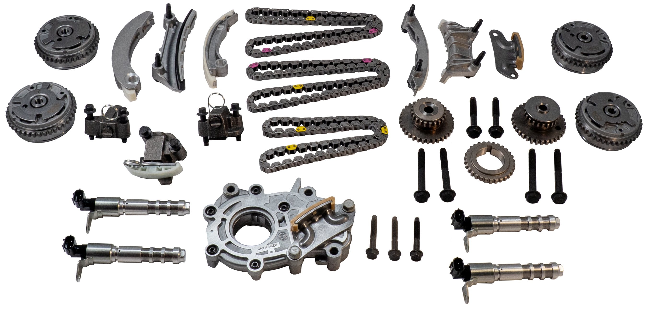 Melling TOPK-1014 Stock Replacement Timing Kit With Oil Pump for 2006-2021 GM 2.8L 3.0L 3.6L DOHC V6