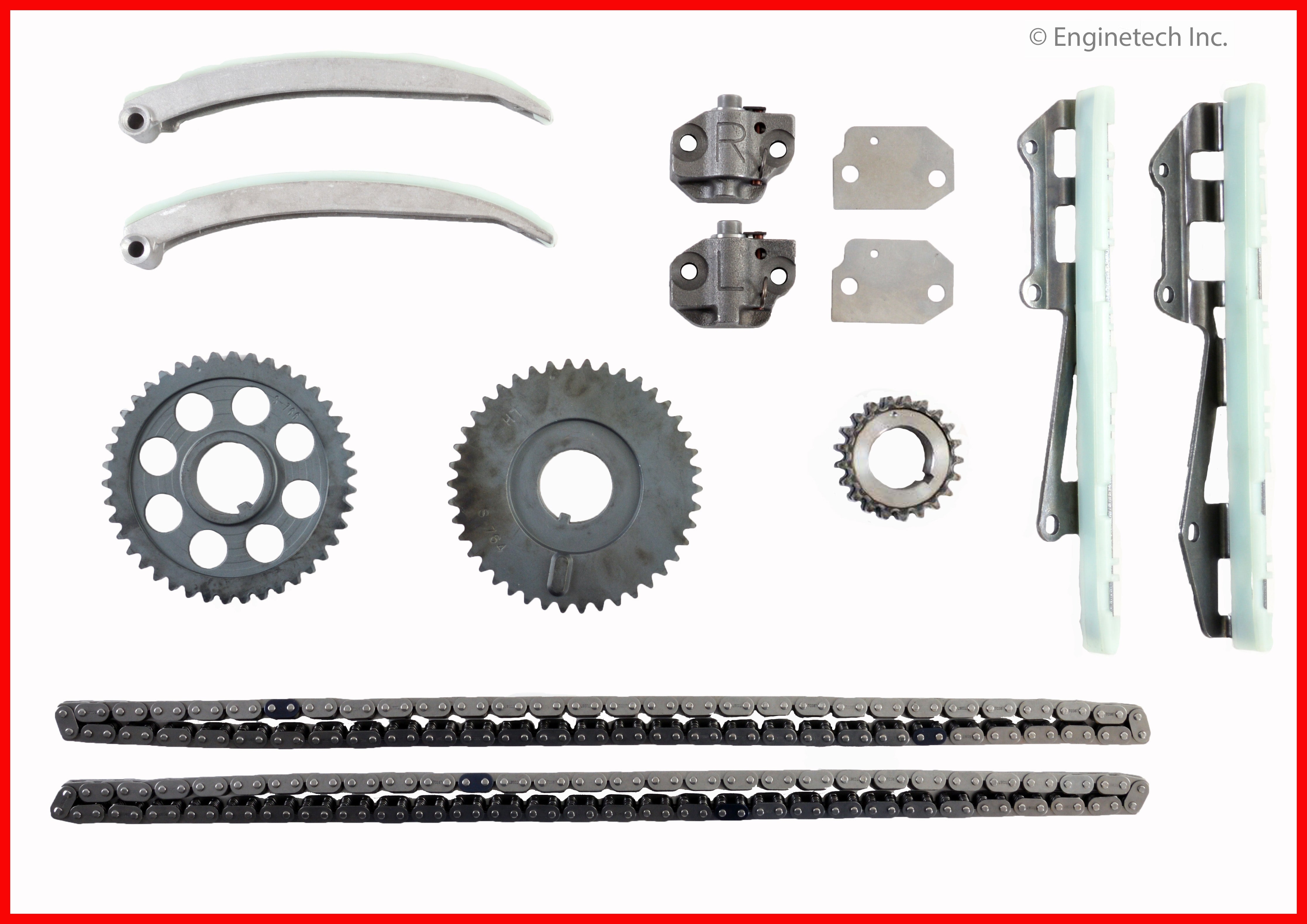 Enginetech RCF281CP Engine Rebuild Kit for 1997-1998 Ford 4.6L SOHV 16V VIN "W"