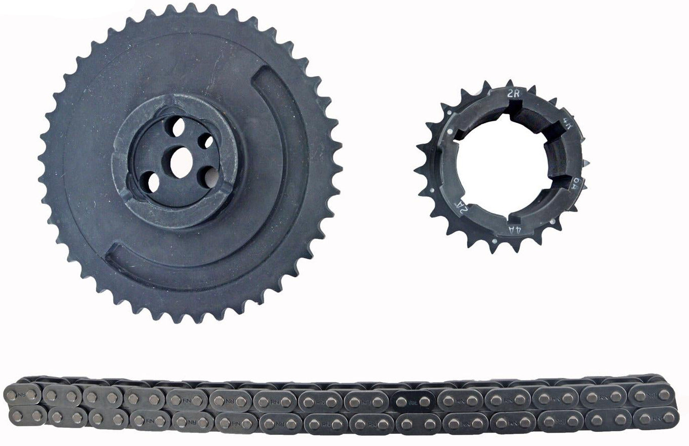 Enginetech TS4158X Adjustable 3 Bolt Timing Chain Set for GM Gen III LS 4.8L 5.3L 5.7L 6.0L 24X