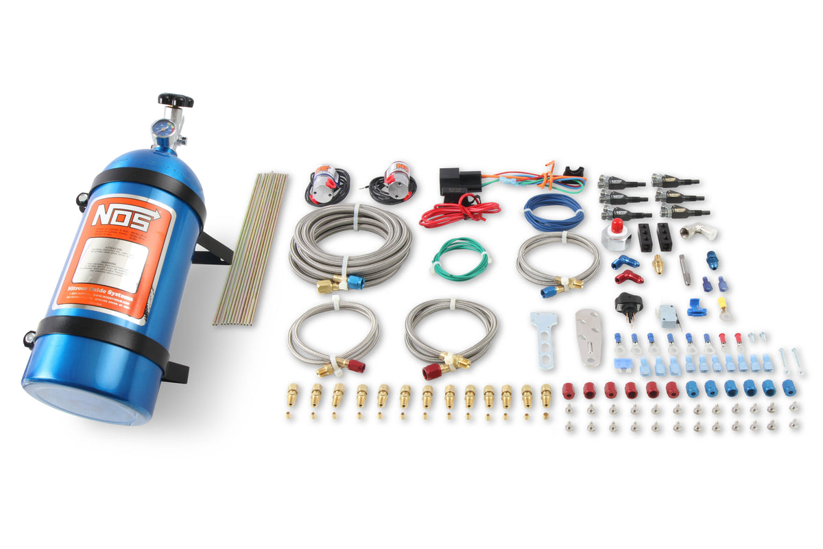 NOS 05040-FINOS Sportsman Fogger Nitrous System for 6 Cyl Inline EFI Engines