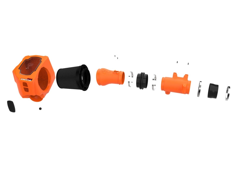 aFe Momentum GT Orange Edition Cold Air Intake System with Black Pro 5R Filter for RAM 1500 L6-3.0L (2025-2026)