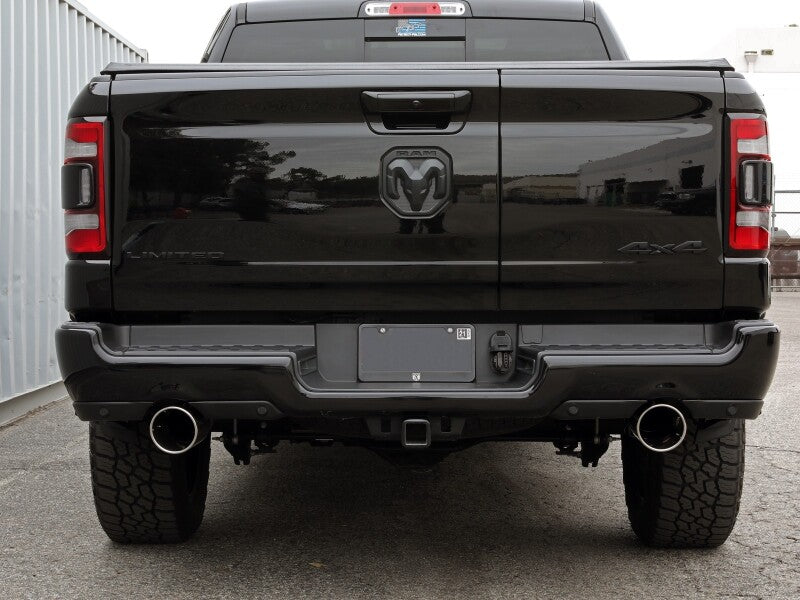 aFe Large Bore-HD 3-inch 409 Stainless Steel DPF-Back Exhaust System with Polished Tips for Ram 1500 2020-2021 V6-3.0L