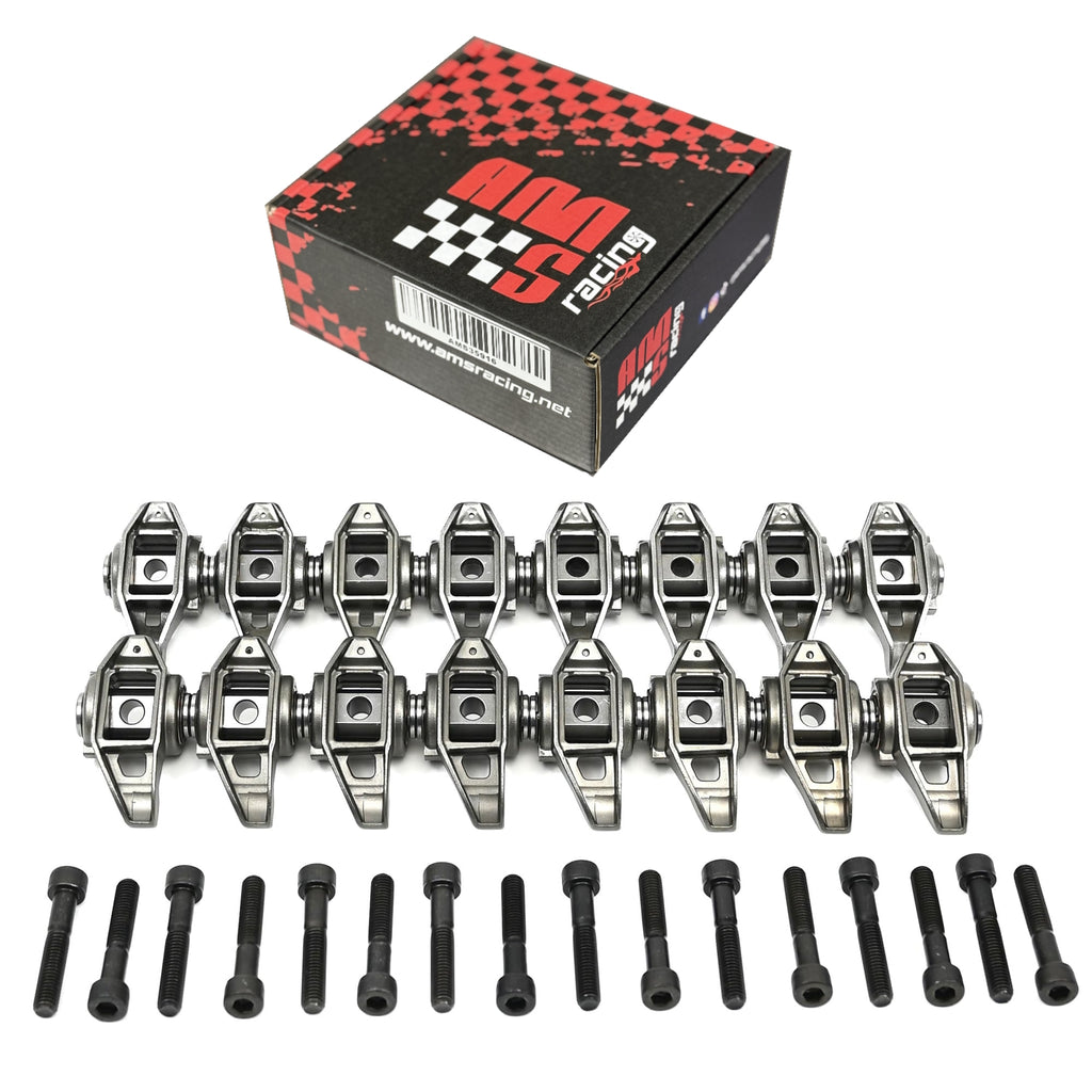 AMS Racing Gen IV Rocker Arms with Upgraded Trunion Kit for LS3 LY6 L9 ...