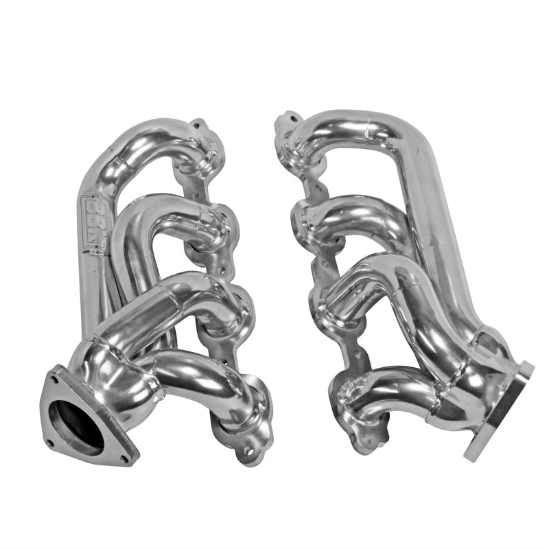 BBK 14-18 GM Truck 5.3/6.2L Shorty Tuned Length Exhaust Headers – Polished Silver Ceramic Coating