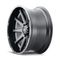 ION Type 143 20x10 / 8x165.1 BP / -19mm Offset / 125.2mm Hub Matte Black Wheel