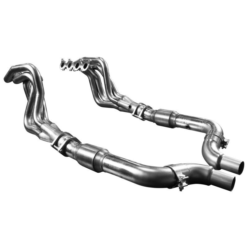 Kooks Headers 1151H631 Stainless Steel Headers for 2015-2023 Ford Mustang 5.0L 4V with Green Catted OEM Connection Pipes