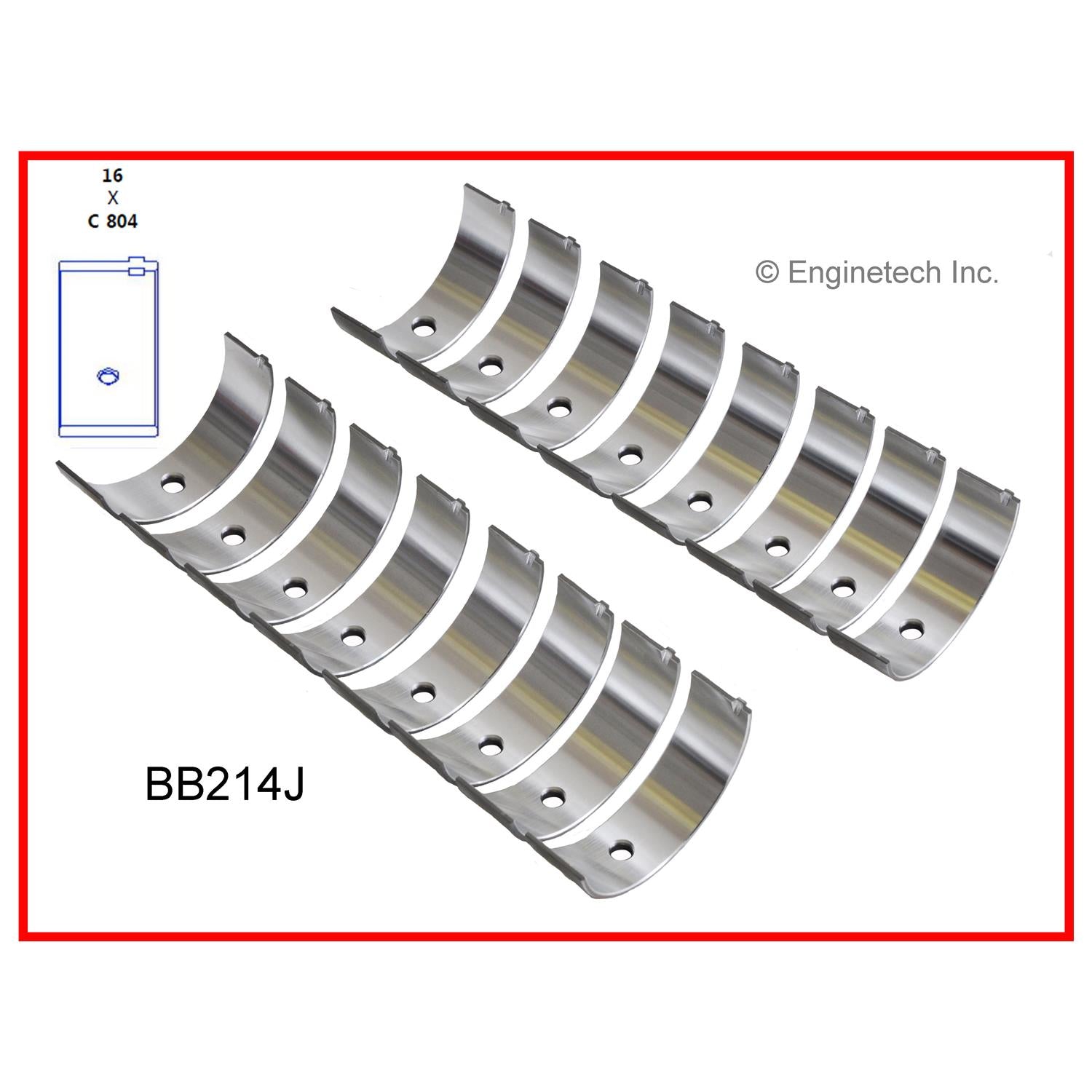 Enginetech RCF302QP Engine Rebuild Overhaul Kit for 1996-2001 Ford Exployer / Mountaineer 5.0L