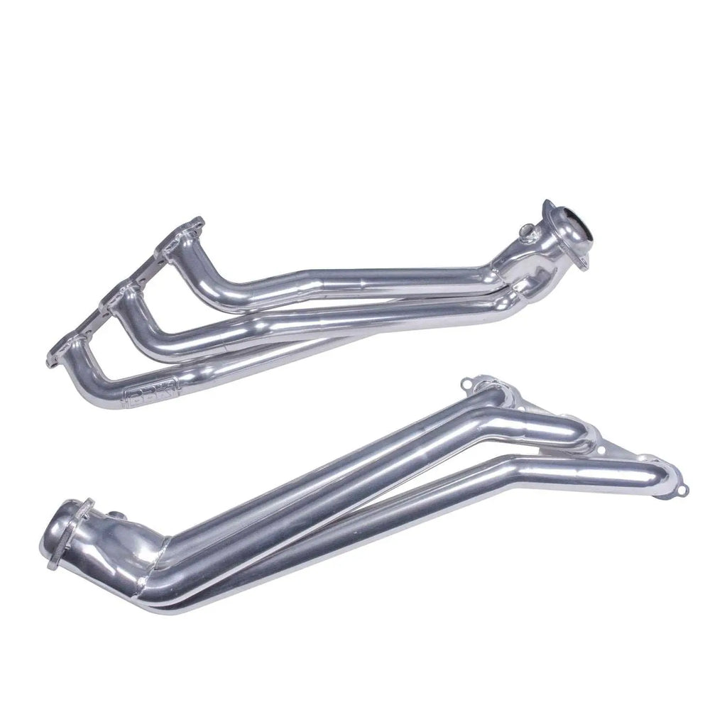 BBK 40550 1-5/8 Long Tube Exhaust Headers Polished Silver Ceramic Finish for 2006-2010 Dodge Challenger Charger 300 V6 3.5
