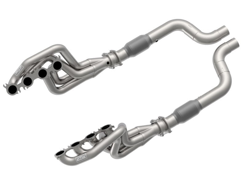 Kooks Headers 1156H630 Stainless Steel Headers for 2020 Mustang GT500 5.2L with Green Catted Connection Pipe