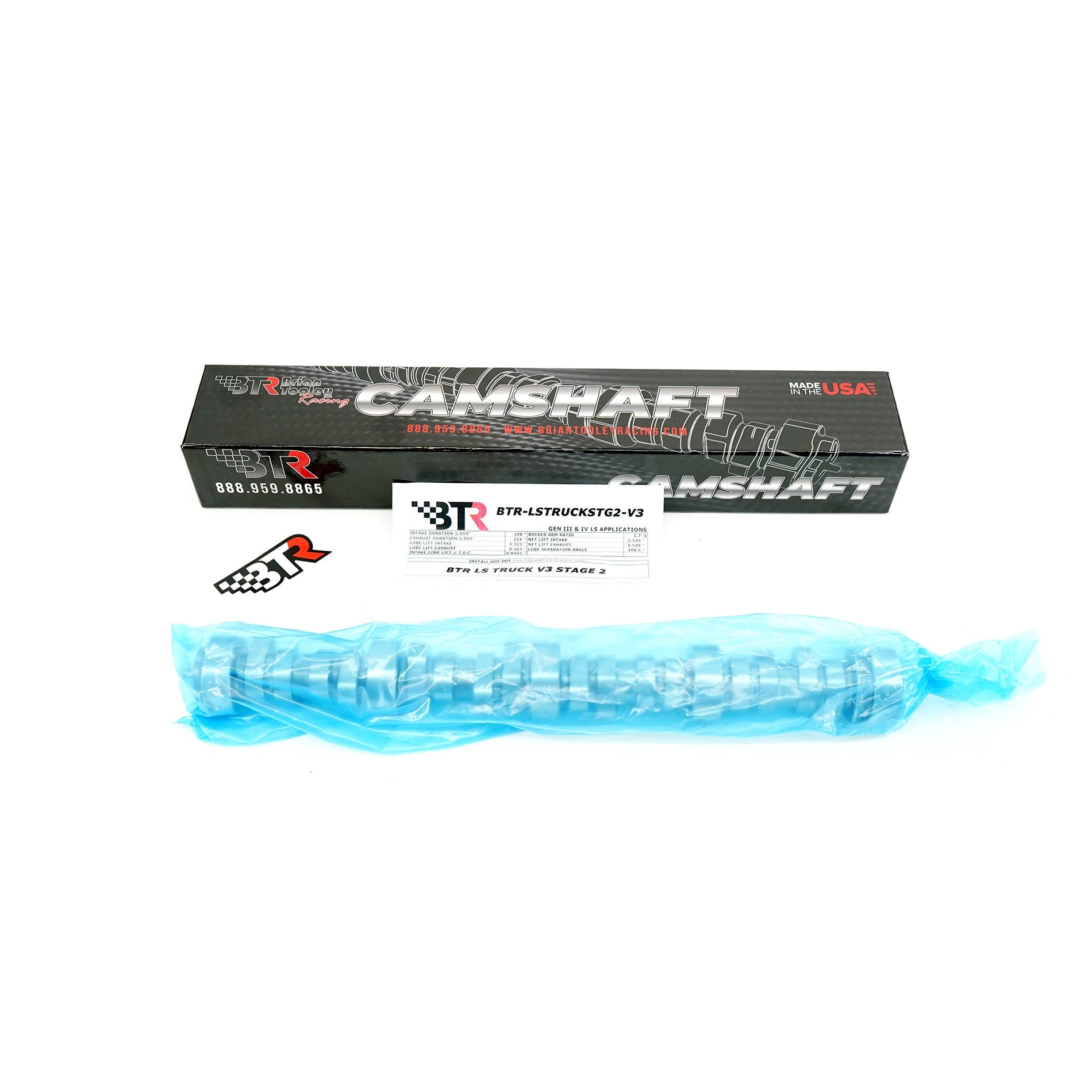Brian Tooley Racing V3 Truck Camshafts for GM Gen III IV LS 4.8L 5.3L 6.0L 6.2L