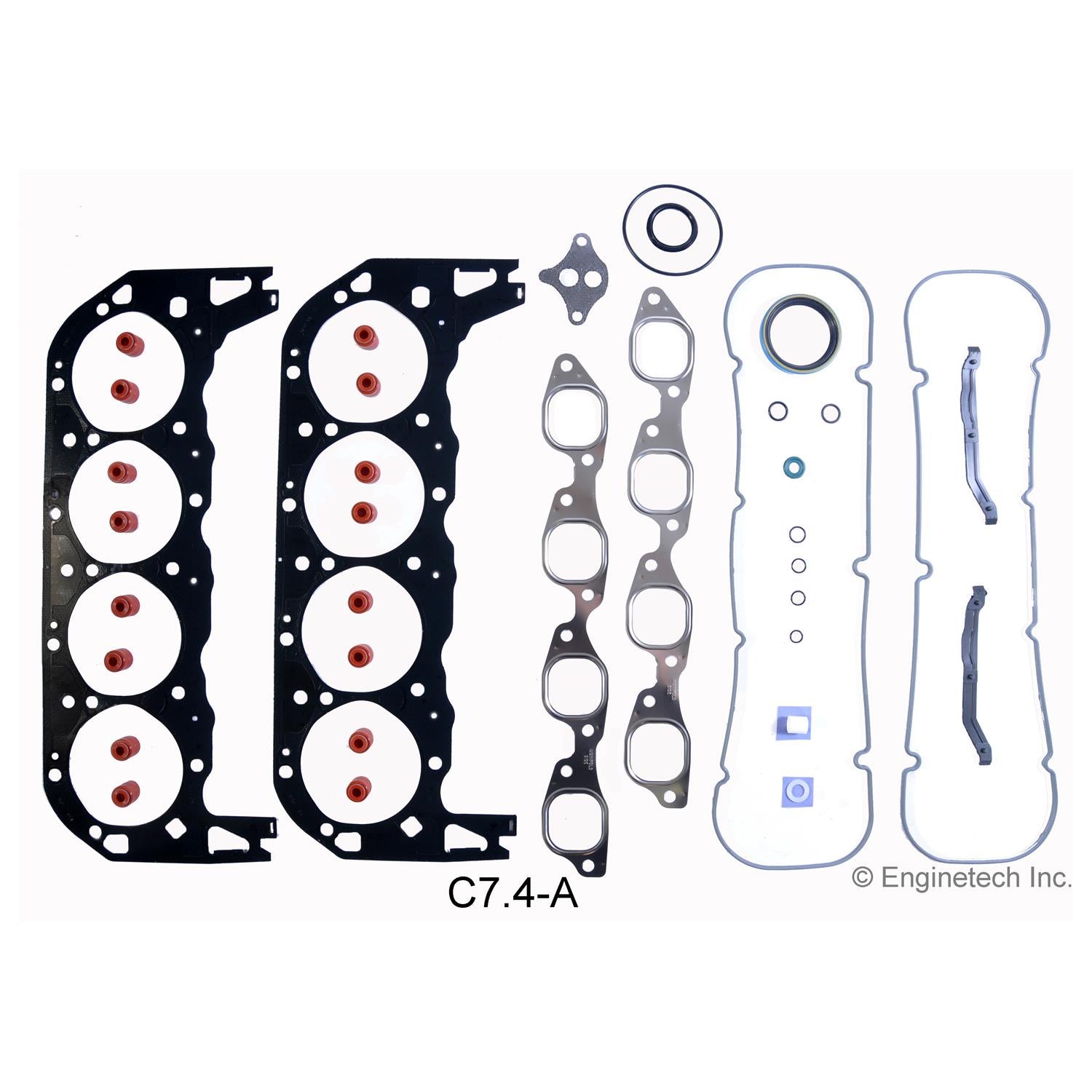 Enginetech RCC454DP Engine Rebuild Kit for 1991-1993 CHevrolet BBC 7.4L 454