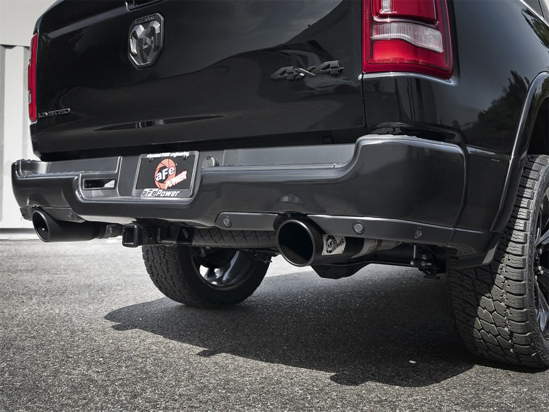 aFe MACH Force-Xp 3-inch Stainless Steel Cat-Back Exhaust System with Dual Black Tips for 2019-2020 Dodge Ram 1500 V8 5.7L HEMI