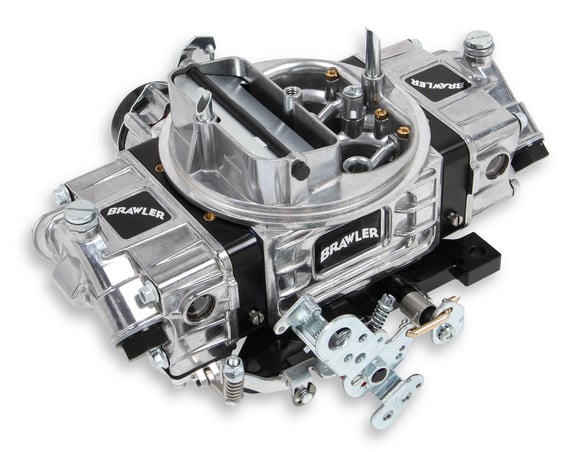 Brawler BR-67213 4150 750 CFM Street Carburetor - Mechanical Secondaries - Shiny - Gasoline - Electric Choke