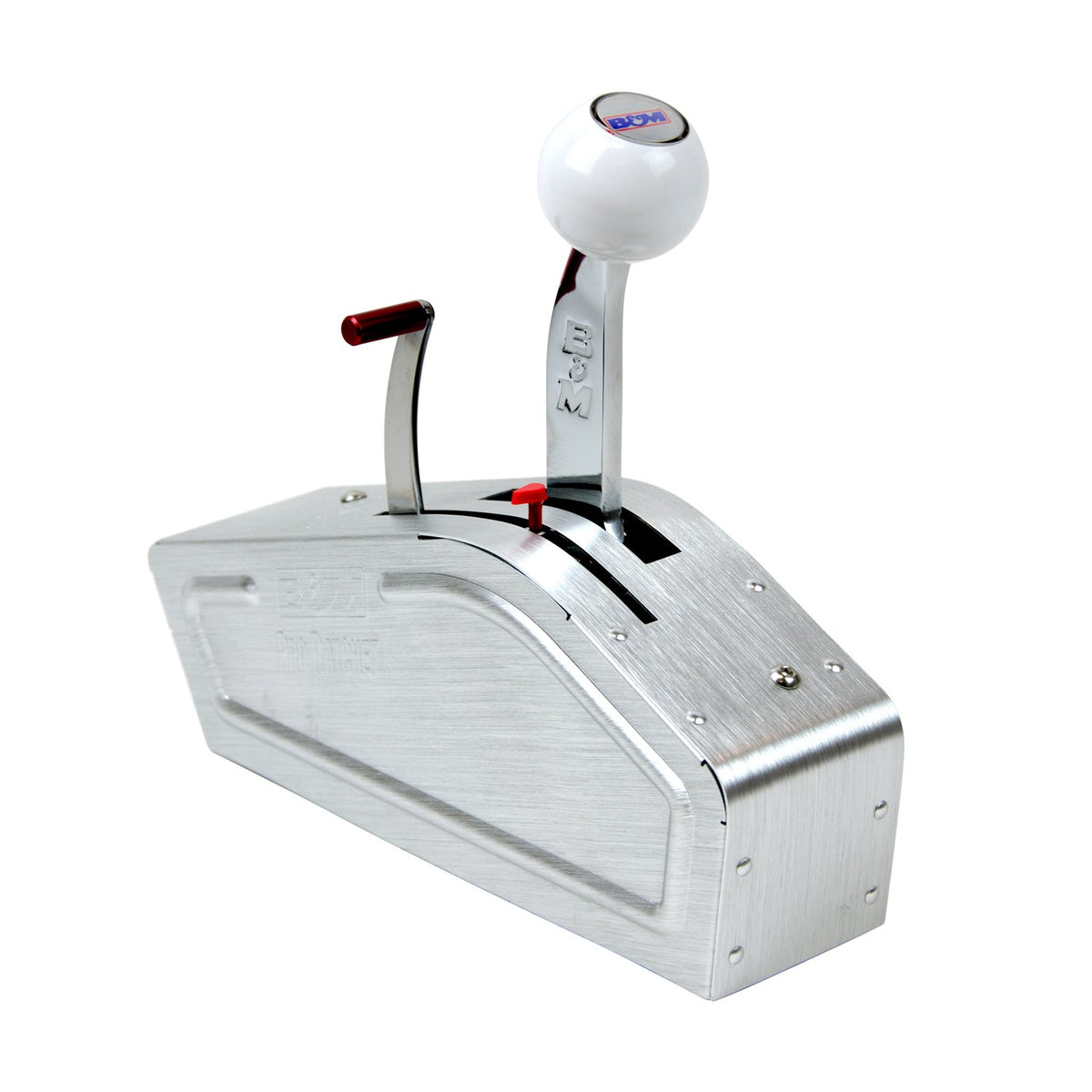 B&M 80842 Automatic Pro Ratchet Shifter - Universal 2/3/4-speed Compatible