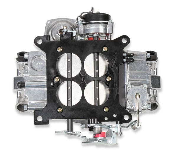 Brawler BR-67207 4160 650 CFM Street Carburetor - Vacuum Secondaries - Shiny - Gasoline - Electric Choke