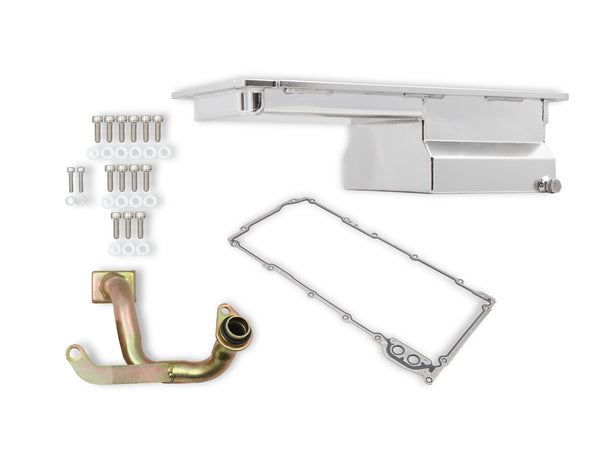 Weiand 5044WND Front Sump Oil Pan Kit for GM LS1/2/6 & LQ9
